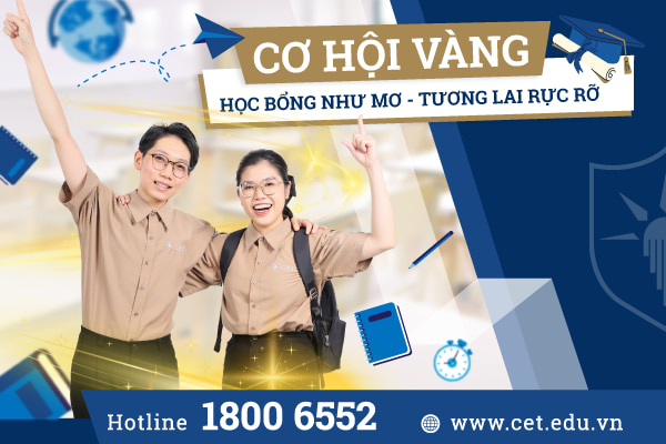 đăng ký xét học bổng tại cet